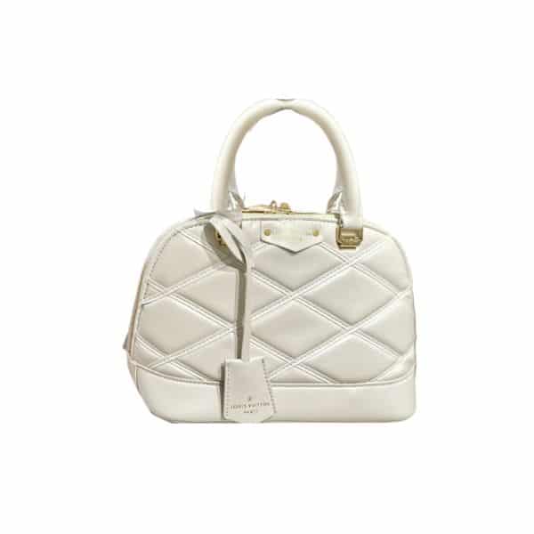 LOUIS VUITTON ALMA BB BAG WHITE 24CM