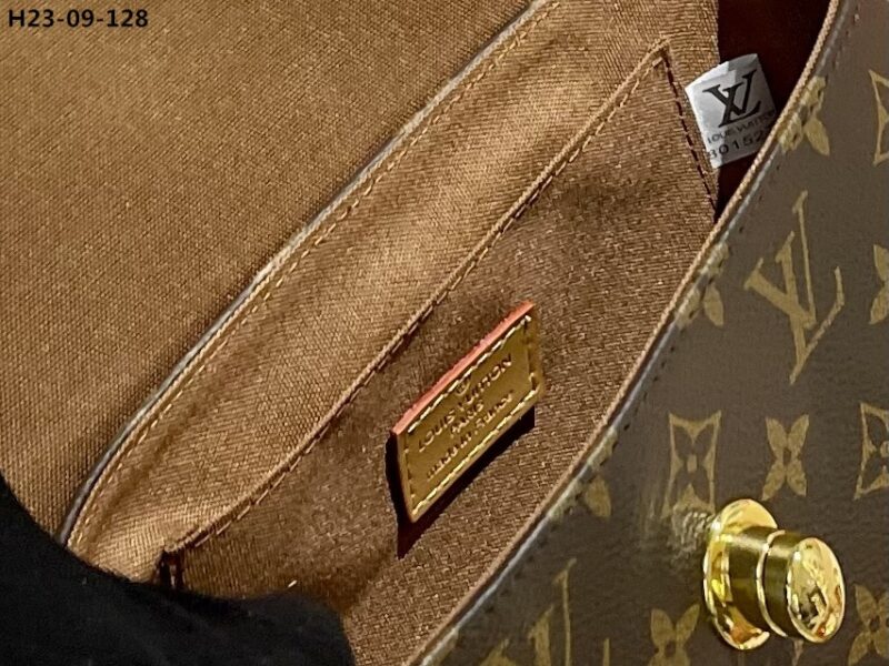 Alternative view of LOUIS VUITTON TIKAL PM MONOGRAM CANVAS POCHETTE HANDBAG BROWN 22CM