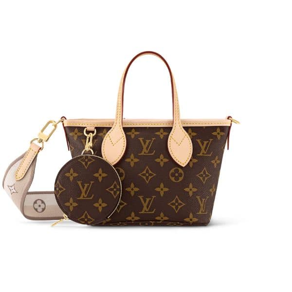 LOUIS VUITTON NEVERFULL BB MONOGRAM CANVAS BEIGE 25CM M46705