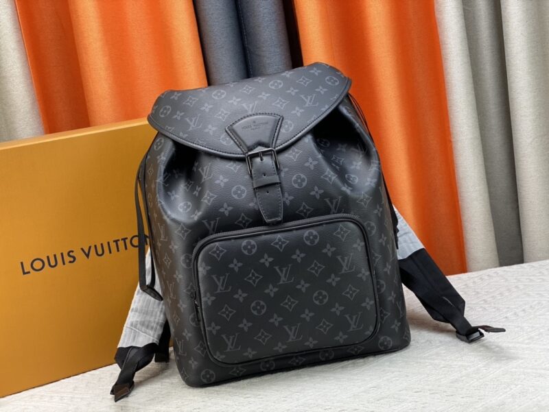 Alternative view of LOUIS VUITTON MONTSOURIS BACKPACK BLACK 40CM M46683