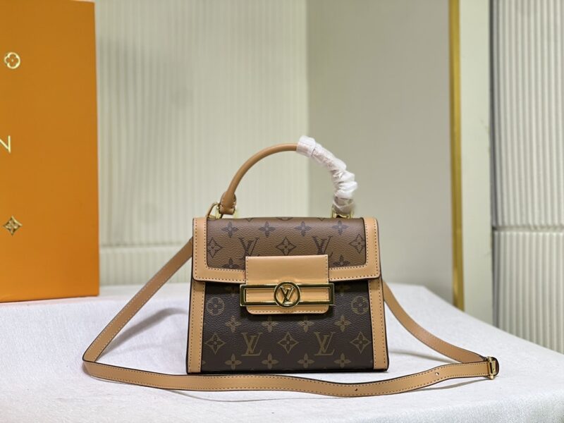 Alternative view of LOUIS VUITTON DAUPHINE CAPITALE BAG BROWN 21CM M46751