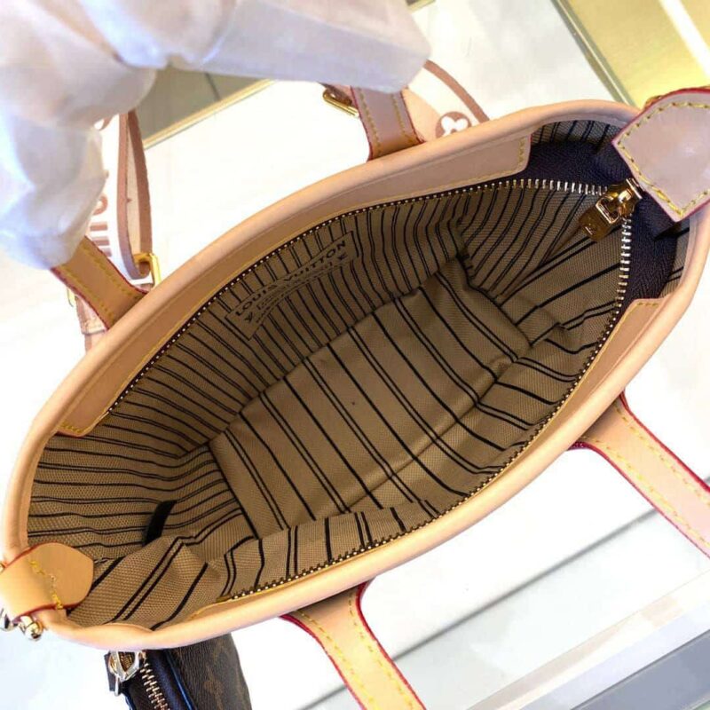 Alternative view of LOUIS VUITTON NEVERFULL BB MONOGRAM CANVAS BEIGE 25CM M46705