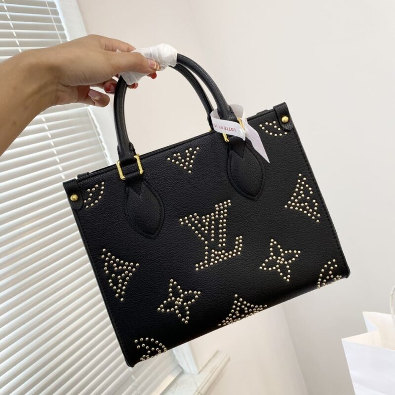 Alternative view of LOUIS VUITTON ONTHEGO PM BAG BLACK 25CM M46733