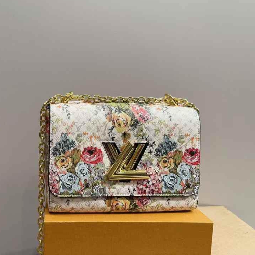 Louis Vuitton Twist MM Epi Floral Beige 23Cm - Image 3