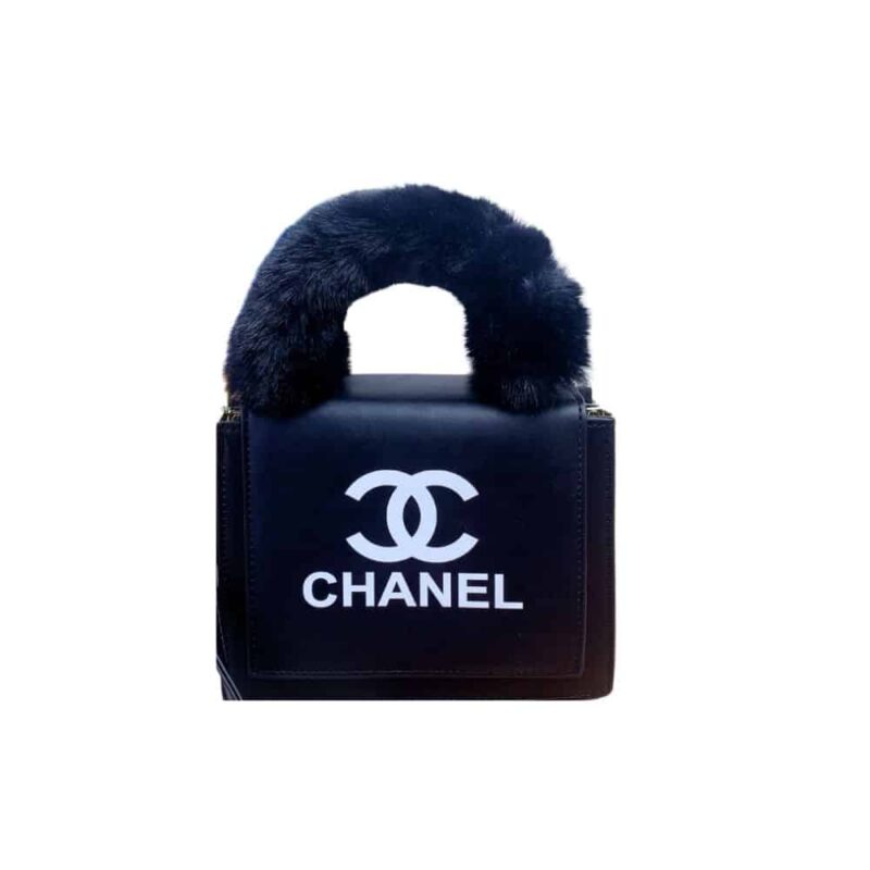 CHANEL HANDBAG WITH TOP HANDLE BLACK 20CM