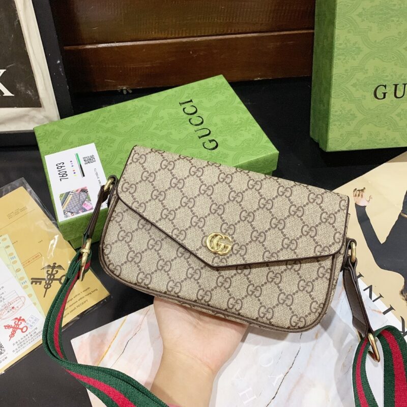 Alternative view of GUCCI OPHIDIA MINI BAG BROWN 22CM