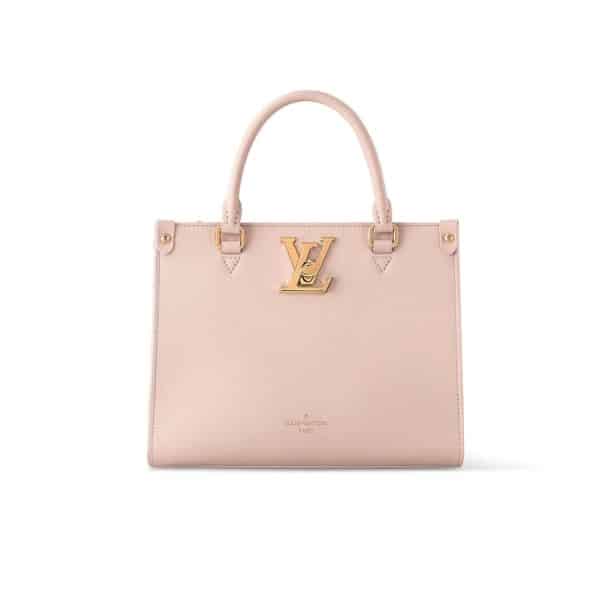 LOUIS VUITTON LOCK GO BAGS PINK 25CM M23637