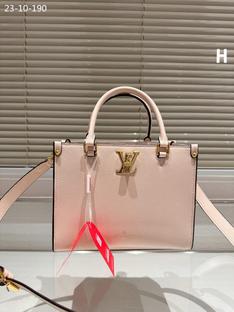 Alternative view of LOUIS VUITTON LOCK GO BAGS PINK 25CM M23637