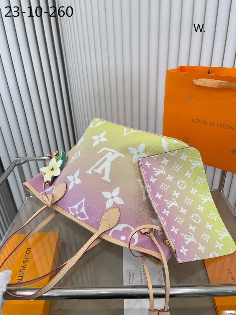 Alternative view of LOUIS VUITTON NEVERFULL MM PINK 33CM