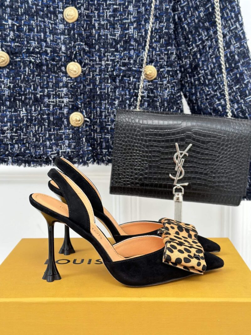 Alternative view of LOUIS VUITTON BLOSSOM SLINGBACK PUMP BLACK 1AC8B4