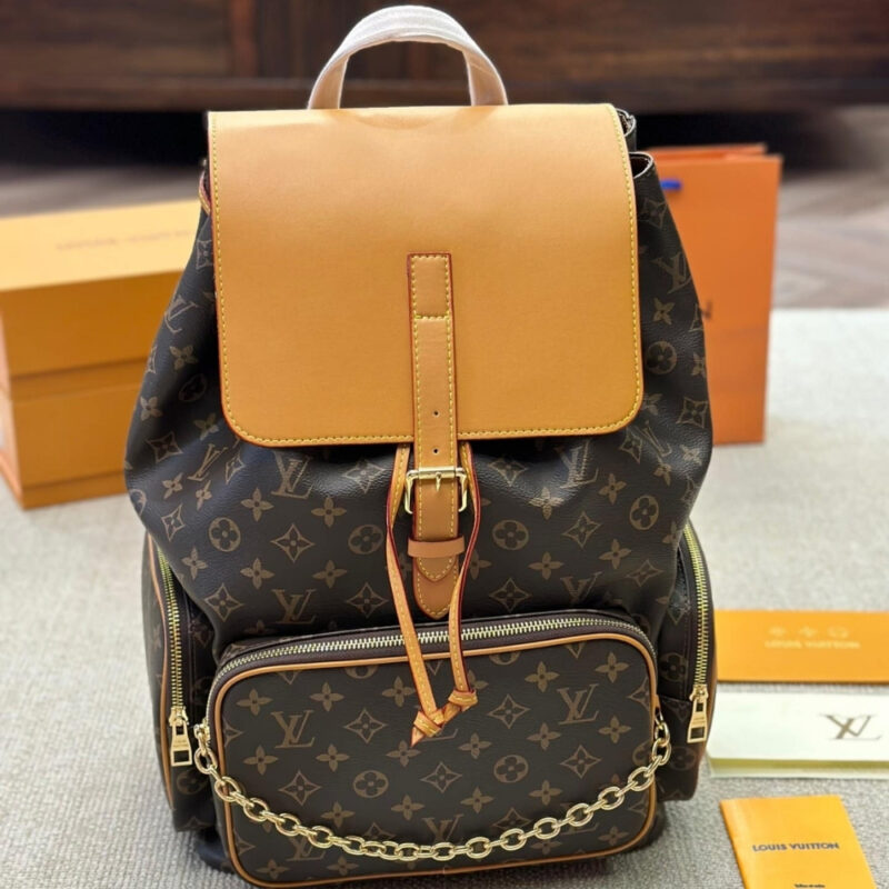 Alternative view of Louis Vuitton Trio Backpack In Monogram Canvas Brown 45Cm