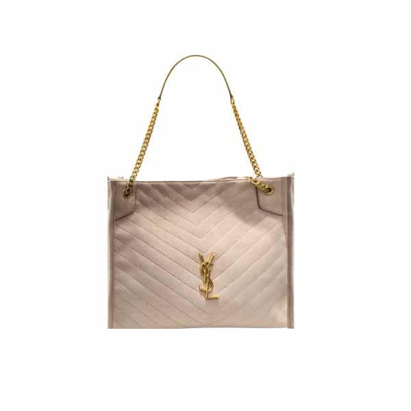 SAINT LAURENT MEDIUM NIKI SHOPPING BAG BEIGE 33CM