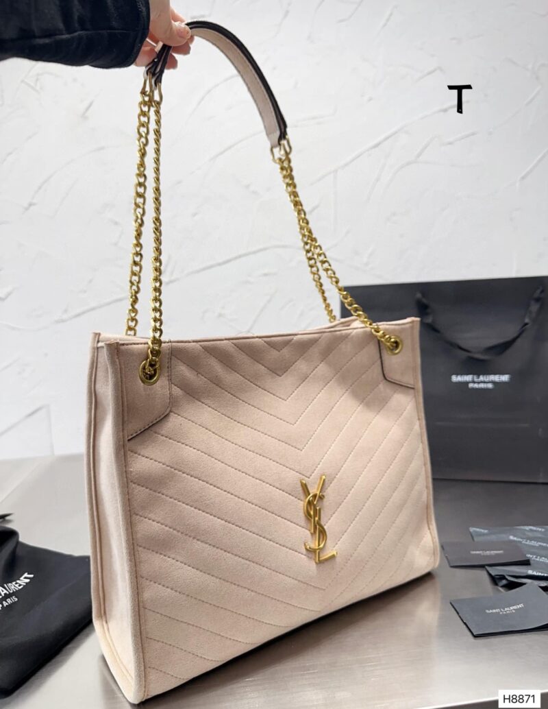 Alternative view of SAINT LAURENT MEDIUM NIKI SHOPPING BAG BEIGE 33CM
