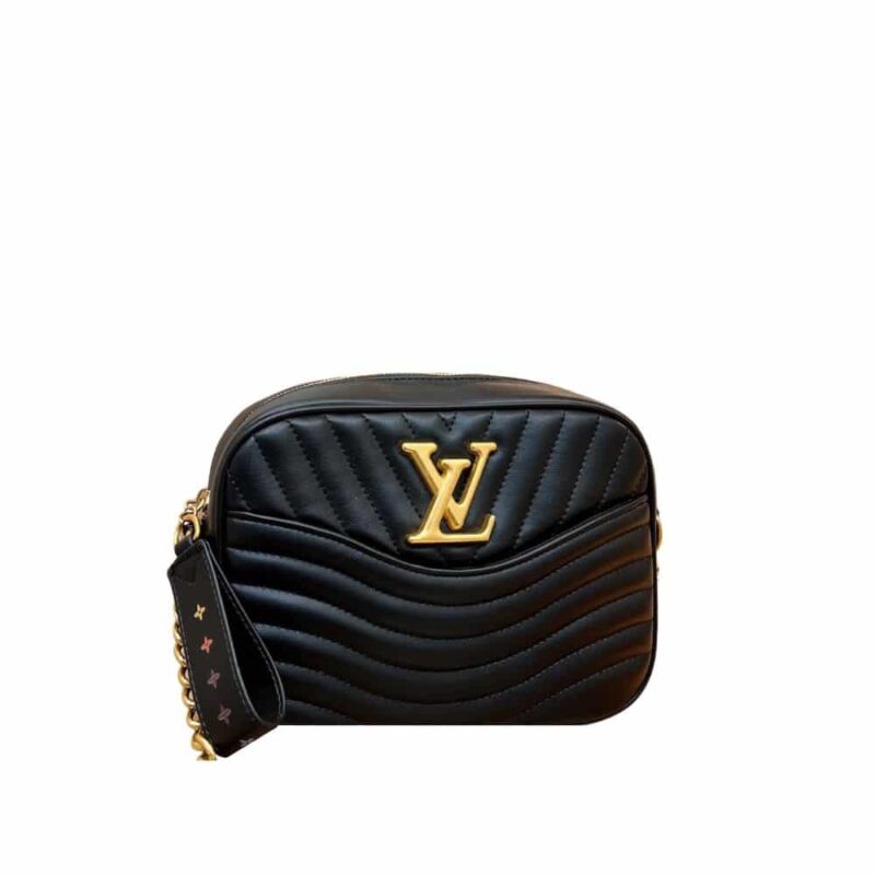 LOUIS VUITTON WAVE CAMERA BAG BLACK 23CM