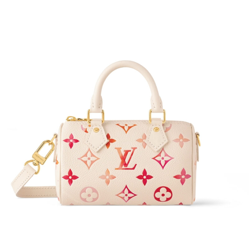 LOUIS VUITTON NANO SPEEDY BAG SUNRISE AQUARELLE 16CM M83452