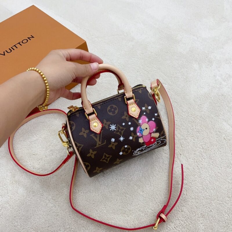 Alternative view of LOUIS VUITTON NANO SPEEDY BAG MONOGRAM BROWN 16CM M82624