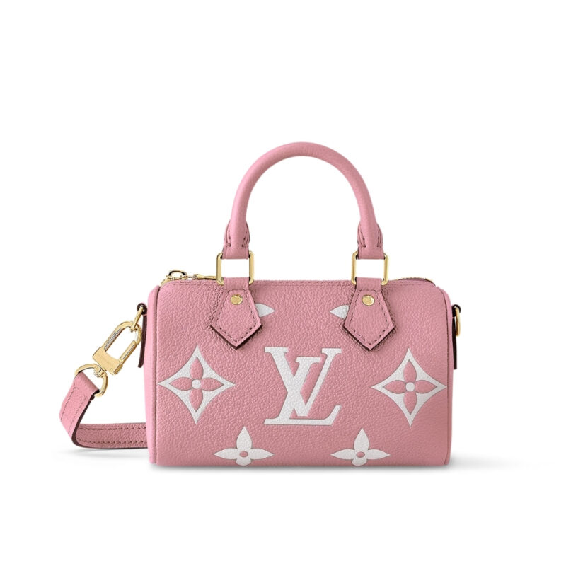 Louis Vuitton Nano Speedy Monogram Canvas Pink 17Cm M81456