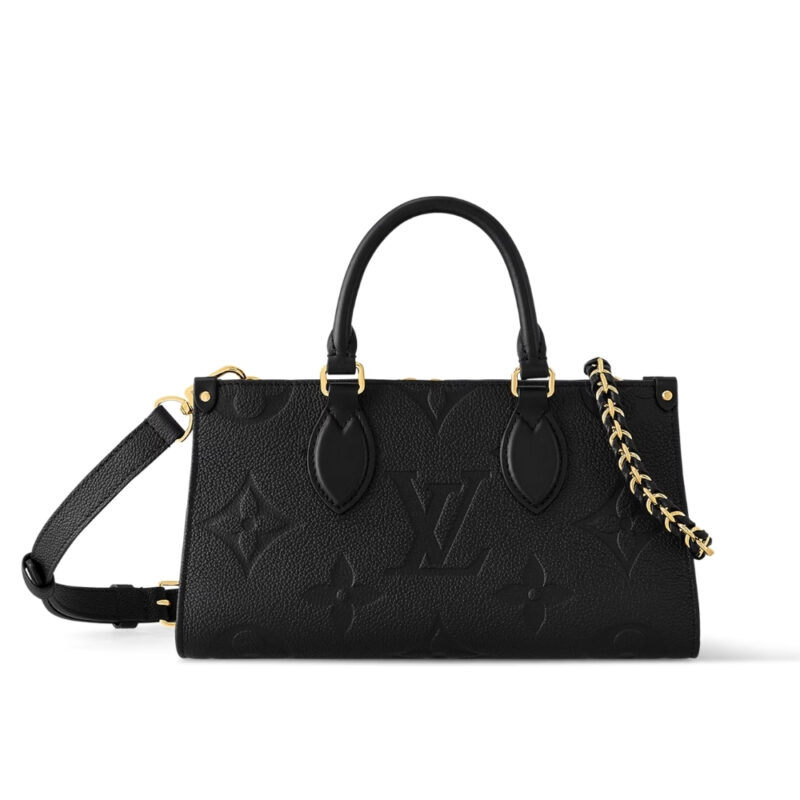 LOUIS VUITTON ONTHEGO EAST WEST BAG BLACK 25CM M23640