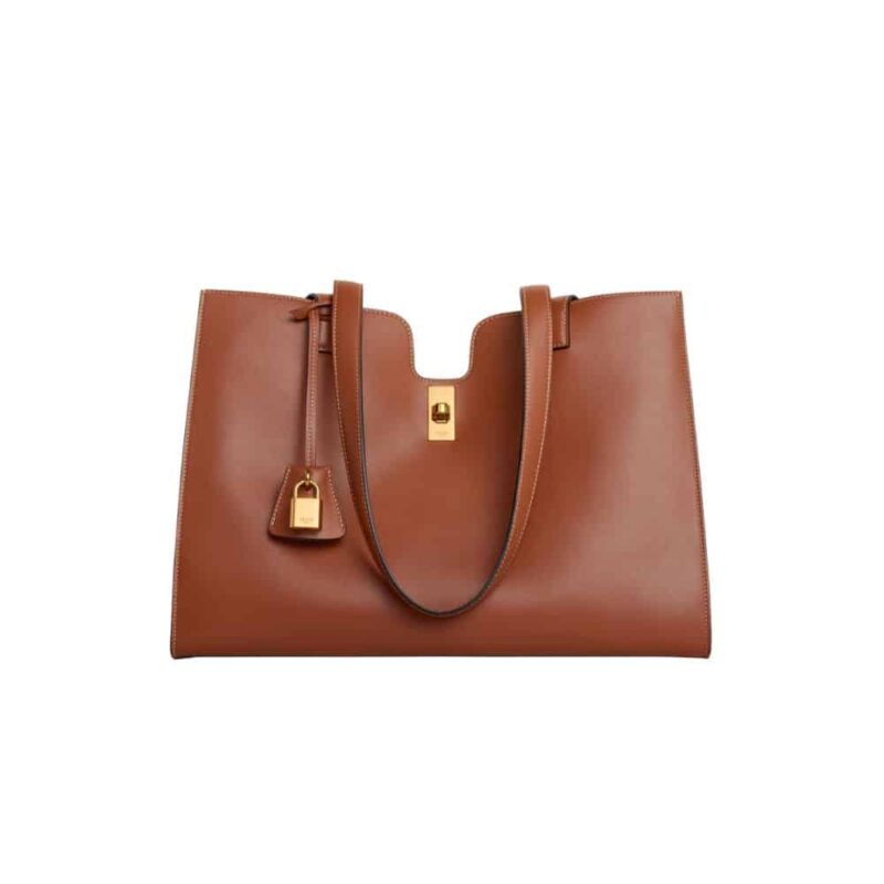 CELINE TOTE 16 SMOOTH CALF BROWN 37CM 112583EZU 04LU