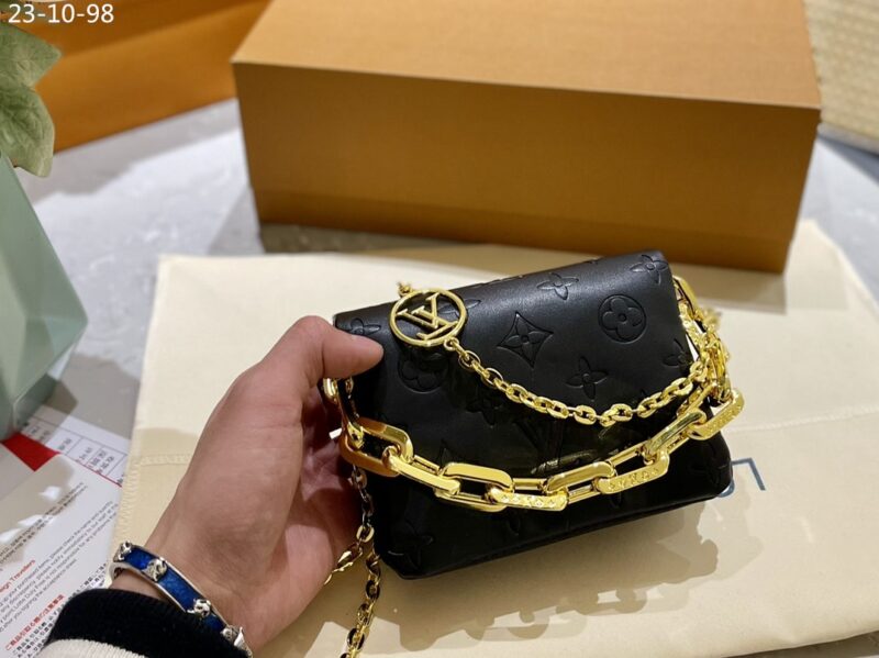 Alternative view of LOUIS VUITTON COUSSIN BELT BAG MONOGRAM BLACK 17CM M81125