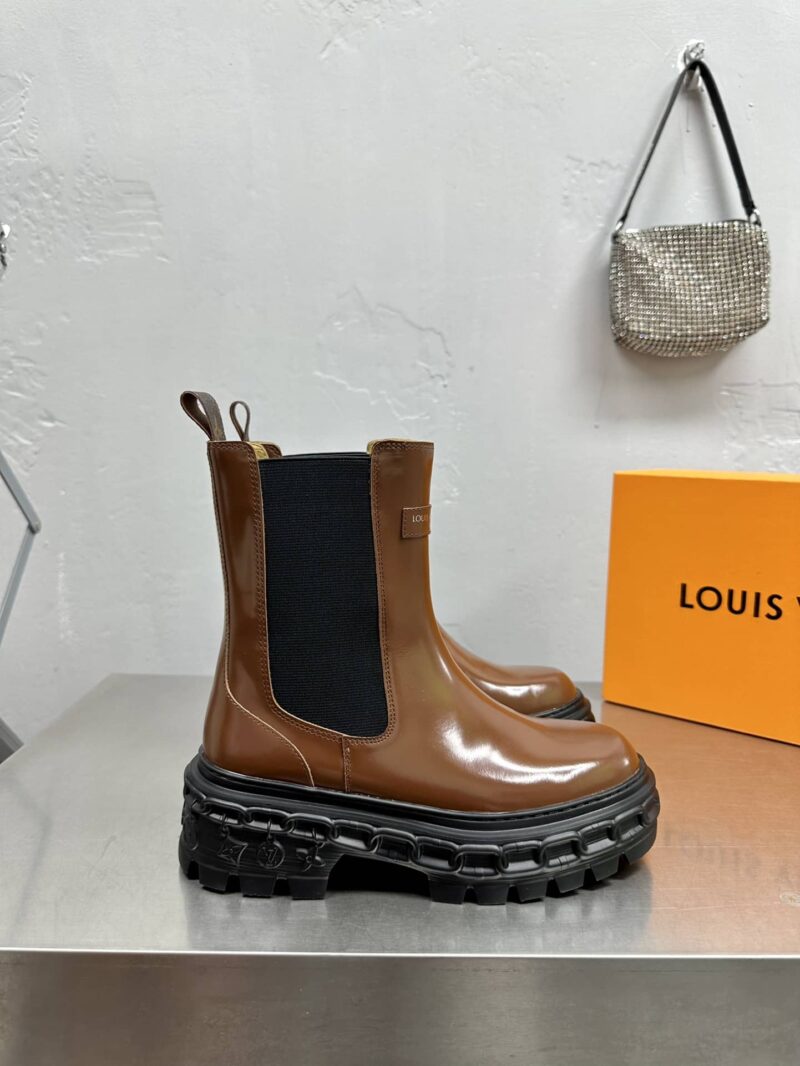 Alternative view of LOUIS VUITTON LV RECORD CHELSEA BOOT BROWN
