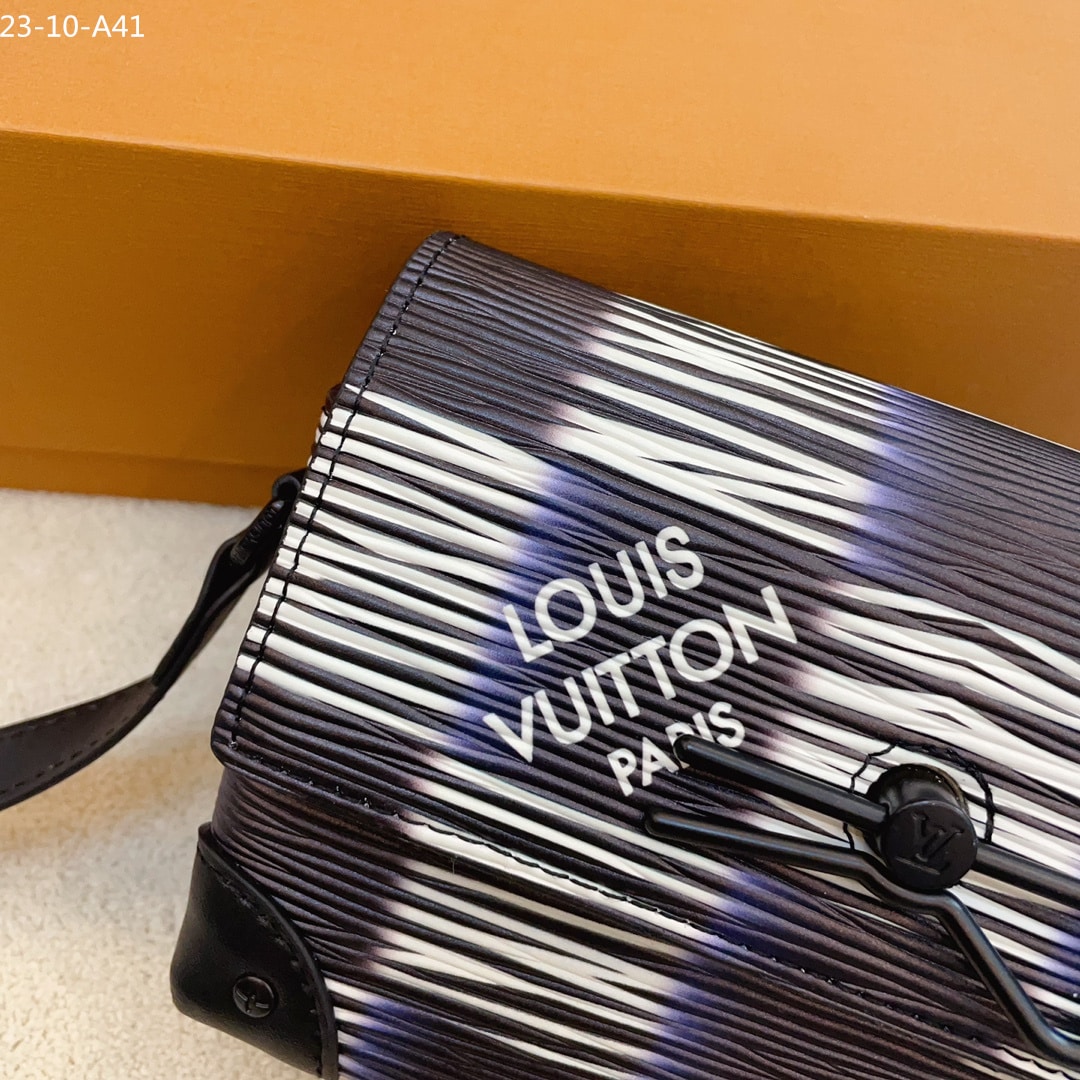 LOUIS VUITTON STEAMER WEARABLE WALLET BLUE 18CM M82819 - Image 6