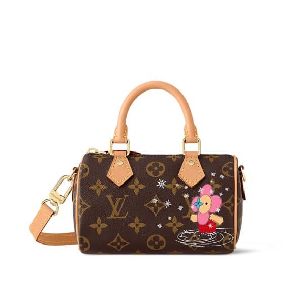 LOUIS VUITTON NANO SPEEDY BAG MONOGRAM BROWN 16CM M82624