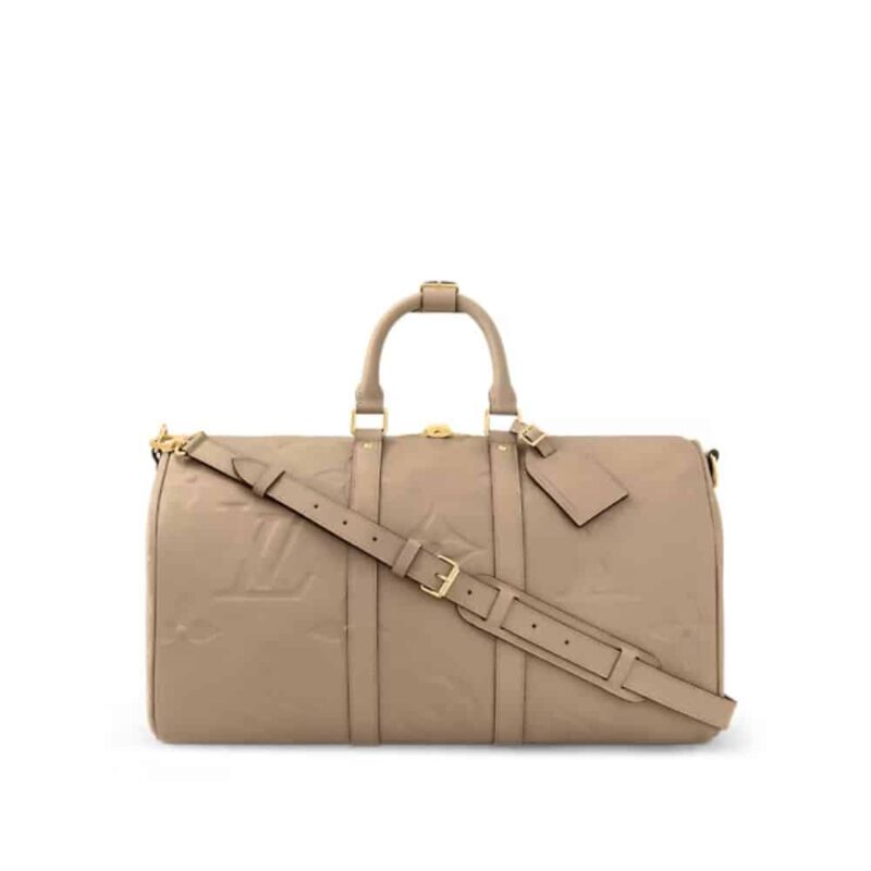 LOUIS VUITTON KEEPALL BEIGE 50CM M46114