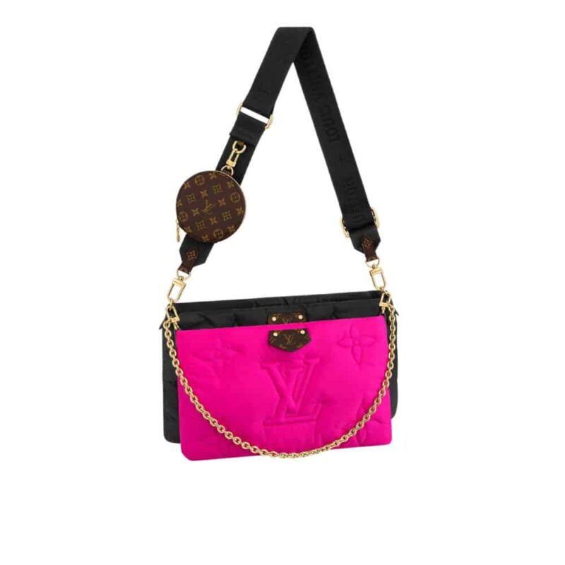 LOUIS VUITTON MULTI POCHETTE ACCESSOIRES PINK 25CM