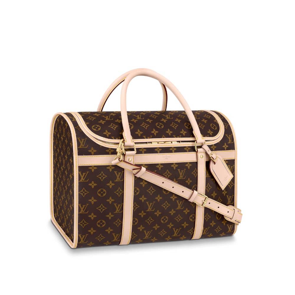 LOUIS VUITTON DOG BAG BROWN 40CM M45662