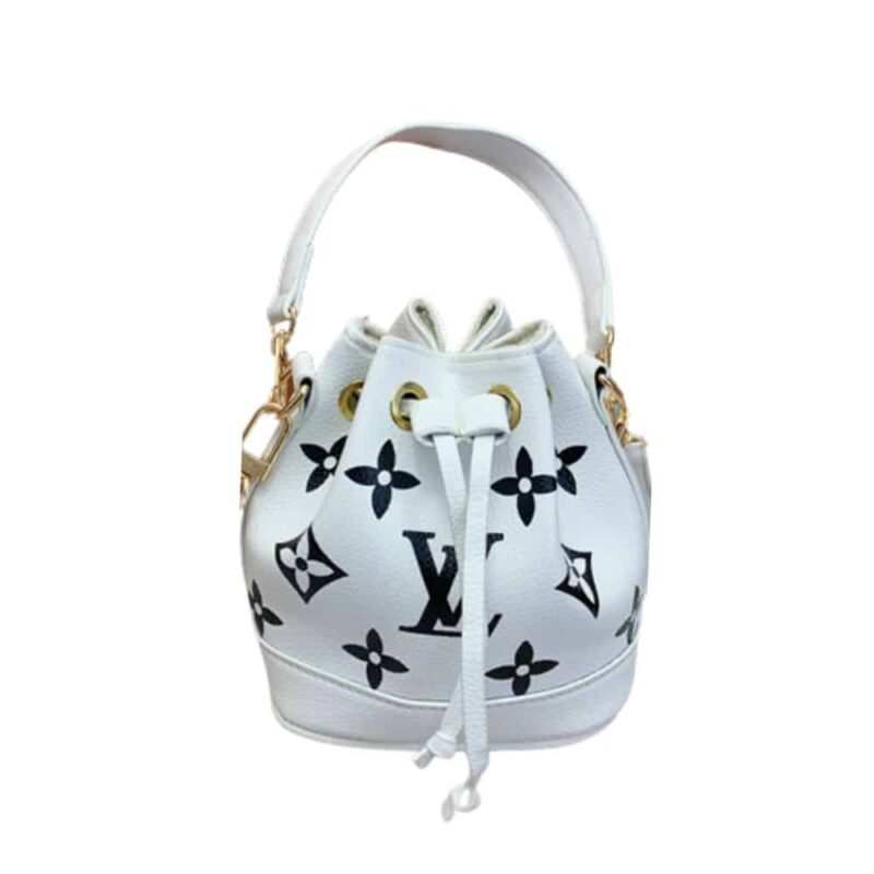 LOUIS VUITTON NANO NOÉ BAG MONOGRAM WHITE 16CM