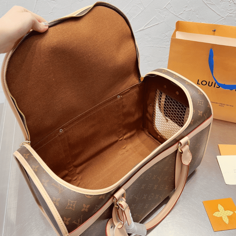 LOUIS VUITTON DOG BAG BROWN 40CM M45662 - Image 5