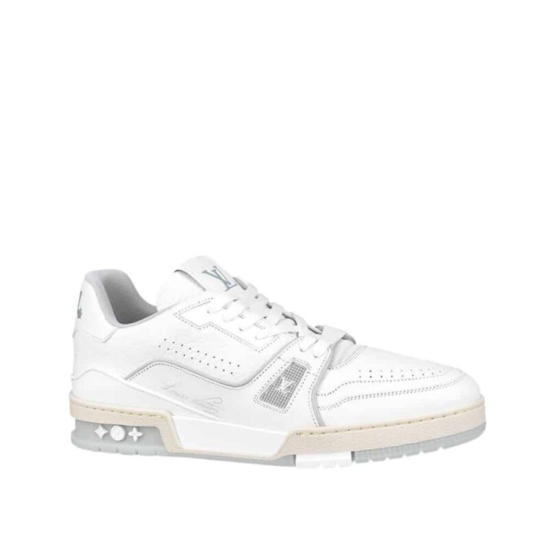 LOUIS VUITTON TRAINER 54 SIGNATURE WHITE