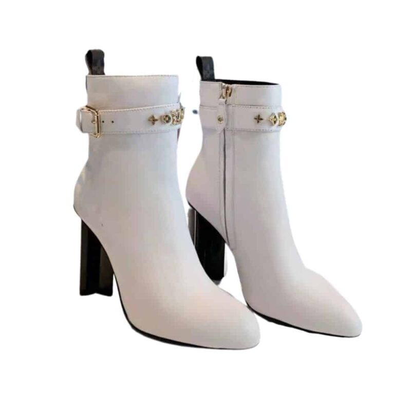 LOUIS VUITTON ANKLE BOOT WHITE