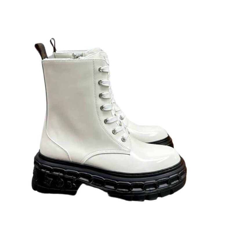LOUIS VUITTON LV RECORD RANGER BOOT WHITE