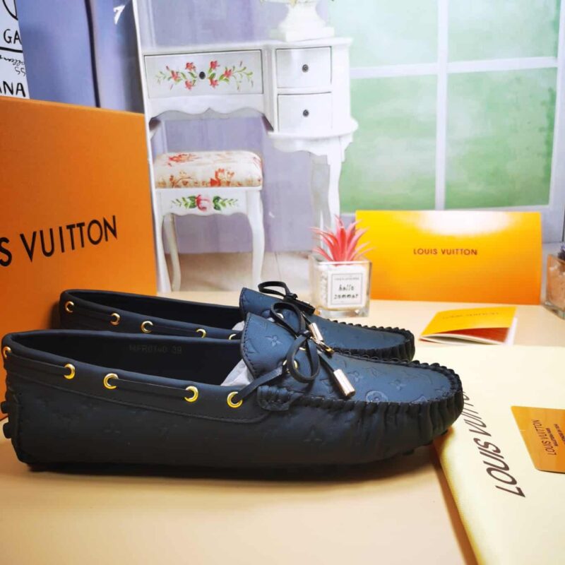 Alternative view of LOUIS VUITTON GLORIA LOAFERS BLACK 1ABV3F