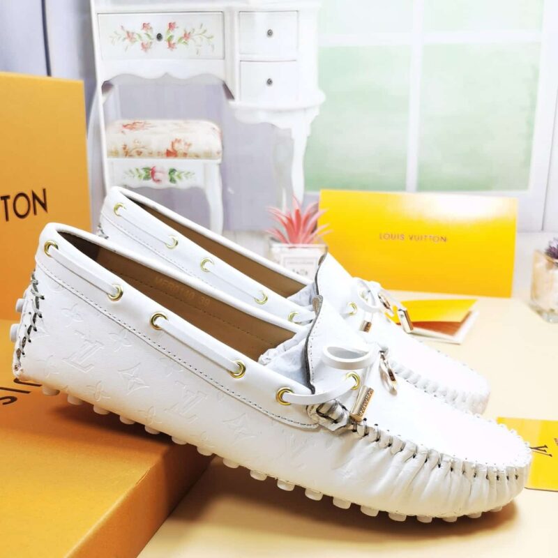 Alternative view of LOUIS VUITTON ARIZONA MOCASSIN WHITE
