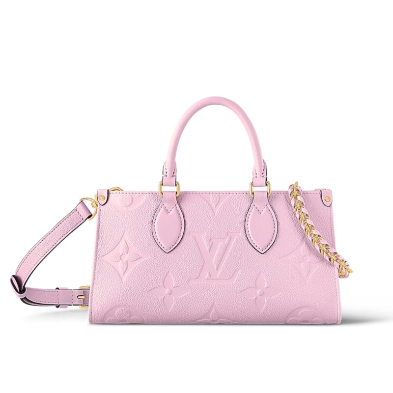 LOUIS VUITTON ONTHEGO EAST WEST BAG PINK 25CM