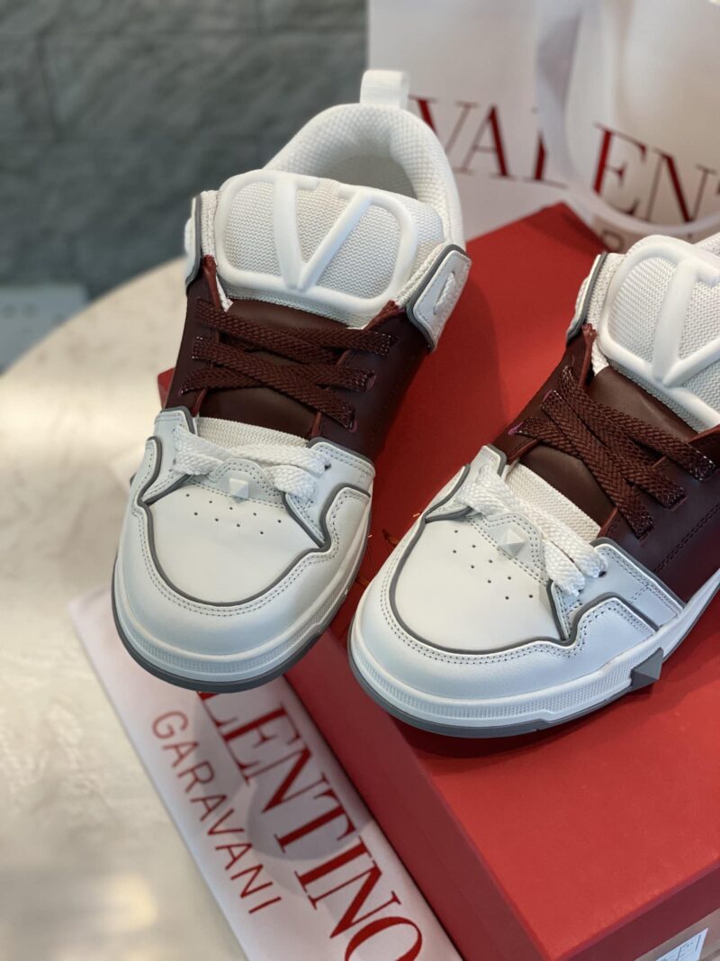 Alternative view of VALENTINO GARAVANI OPEN SKATE SNEAKERS WHITE AND RED