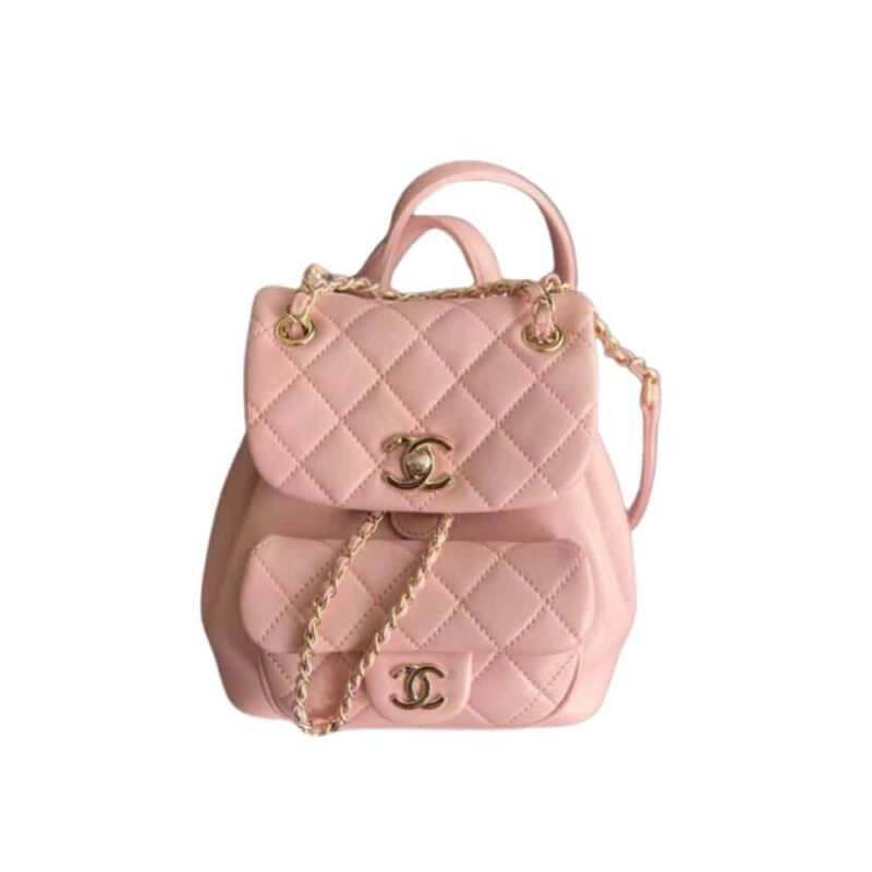 CHANEL MINI DUMA BACKPACK PINK 18CM