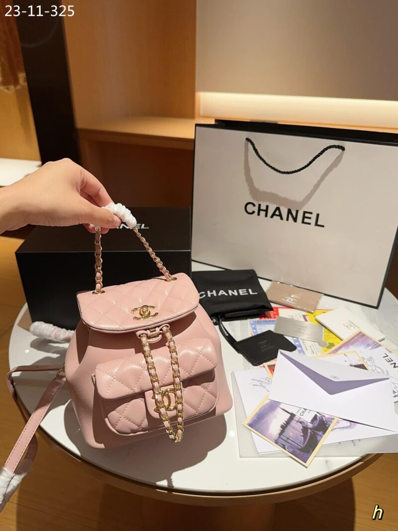 Alternative view of CHANEL MINI DUMA BACKPACK PINK 18CM