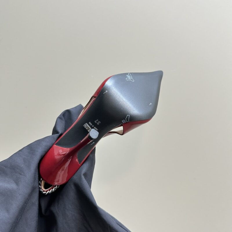 Alternative view of GUCCI SIGNORIA SLINGBACK PUMP RED 783821 BNC80 6207