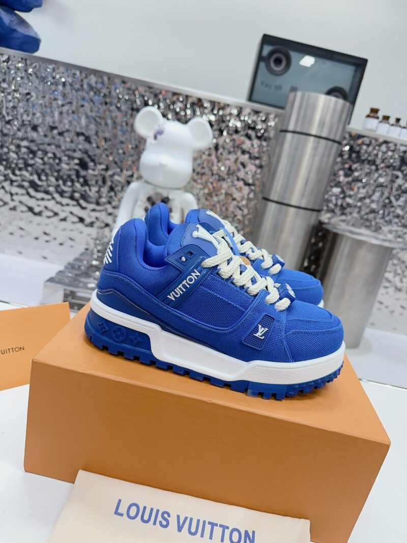 Alternative view of LOUIS VUITTON LV TRAINER MAXI SNEAKER BLUE 1ABM2L