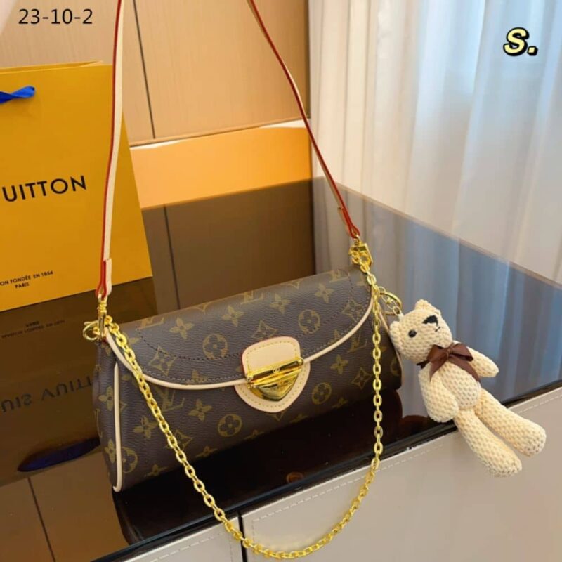 Alternative view of LOUIS VUITTON MONOGRAM BEVERLY POCHETTE BROWN 25CM