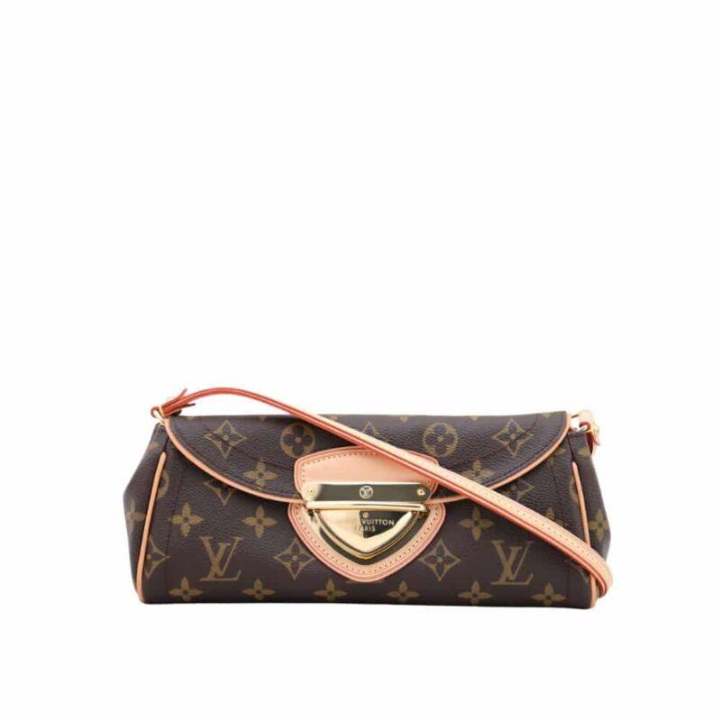 LOUIS VUITTON MONOGRAM BEVERLY POCHETTE BROWN 25CM