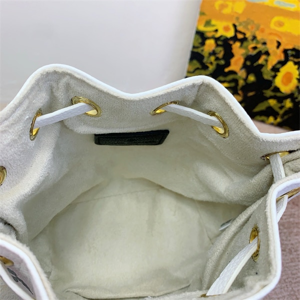 Alternative view of LOUIS VUITTON NANO NOÉ BAG MONOGRAM WHITE 16CM