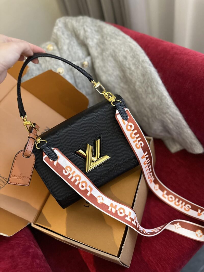 Alternative view of LOUIS VUITTON TWIST MM BAG BLACK 25CM