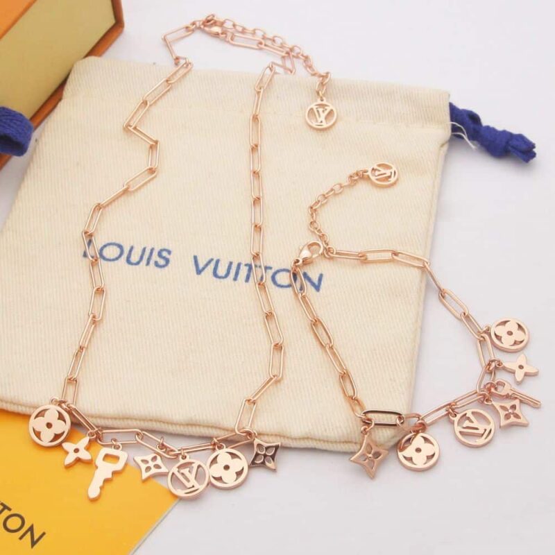 Alternative view of LOUIS VUITTON ROMAN HOLIDAYS CHOKER IN GOLD