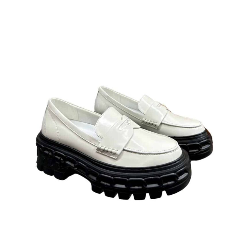 LOUIS VUITTON LV RECORD LOAFER WHITE