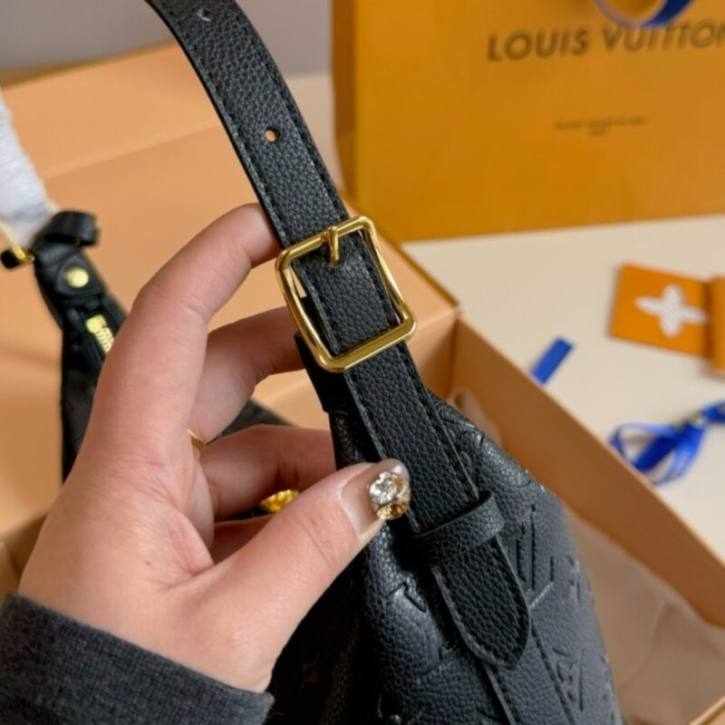 Alternative view of LOUIS VUITTON SAC SPORT BAG MONOGRAM EMPREINTE BLACK 27CM M46610